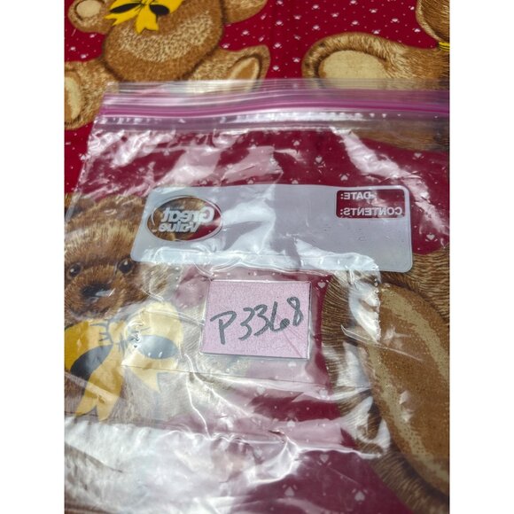 Vintage 1/2 yard x 44" Hallmark Teddy Bear Fabric - Picture 15 of 16